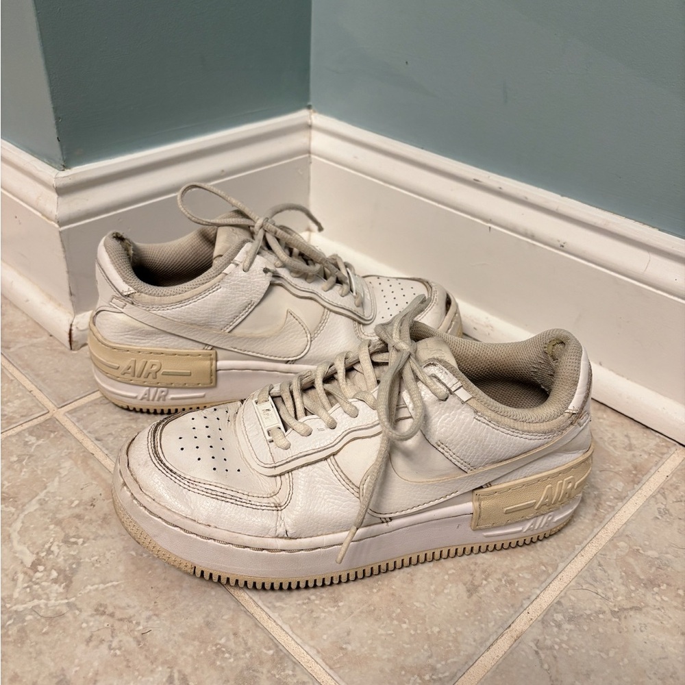 Nike Air Force 1 Shadow Sneakers - White